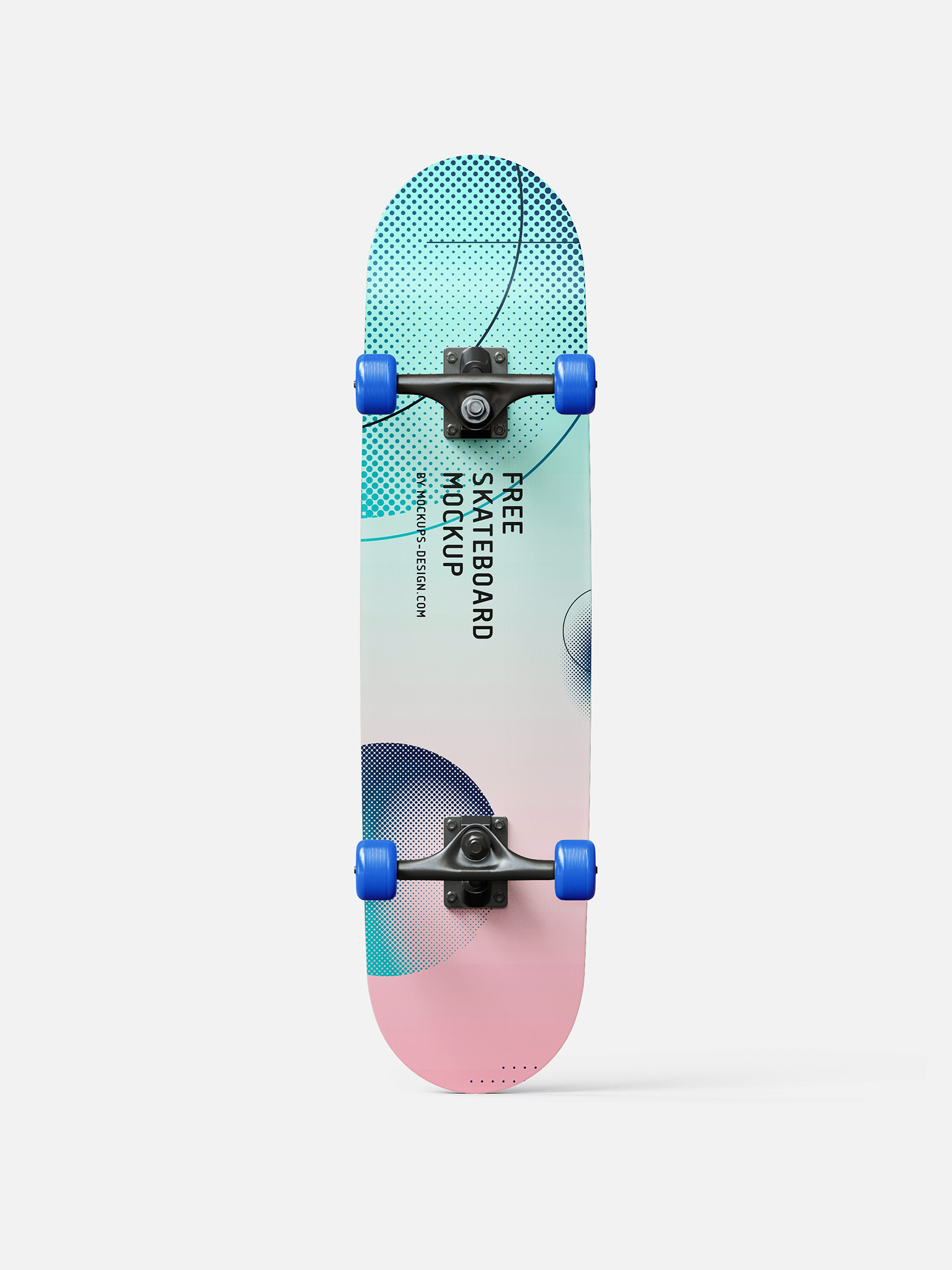 078 7款可商用多角度展示滑板样机 Skateboard Mockup