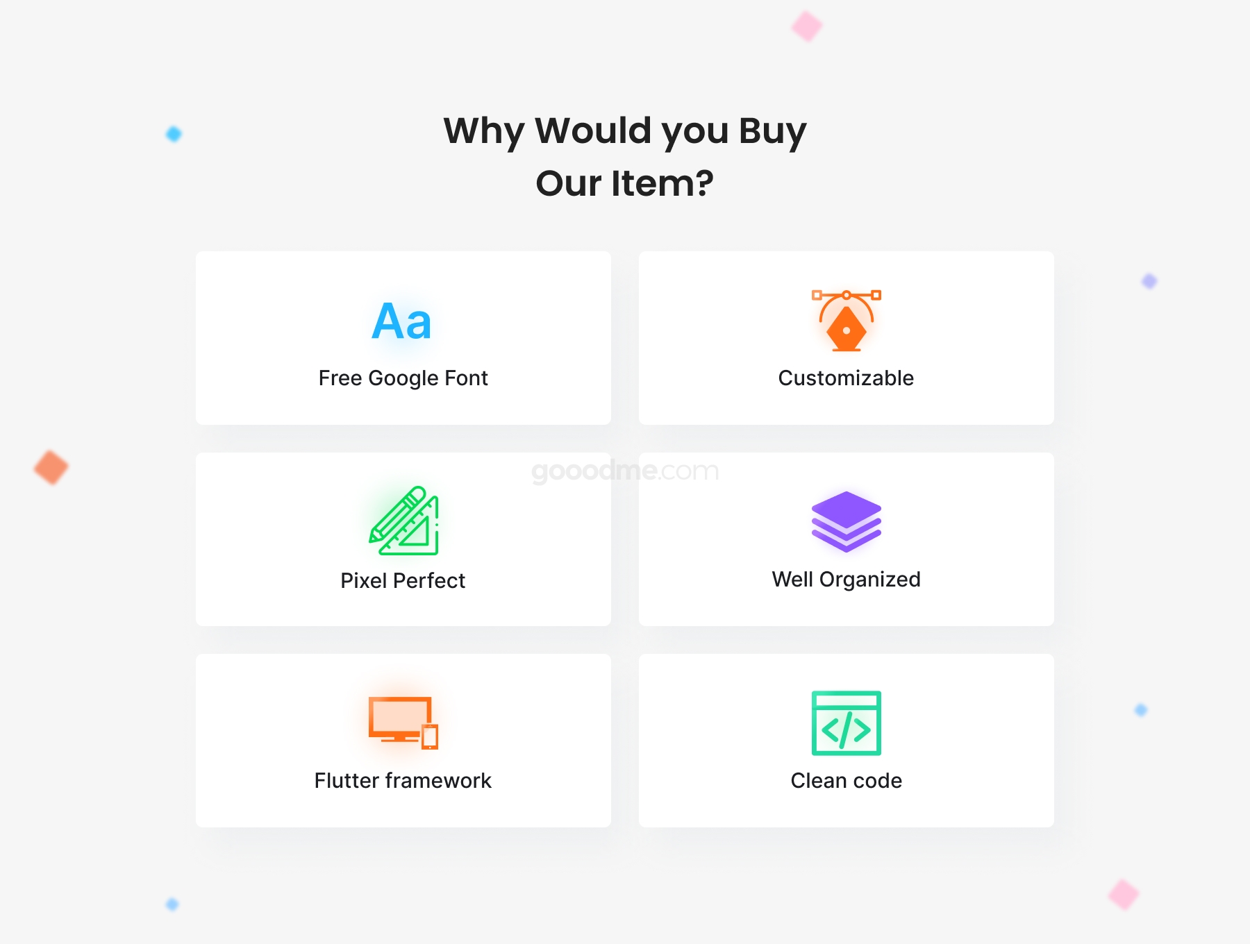 清爽简洁购物商城app界面设计UI素材模版SalesPro -Flutter POS & Inventory Account UI Kit