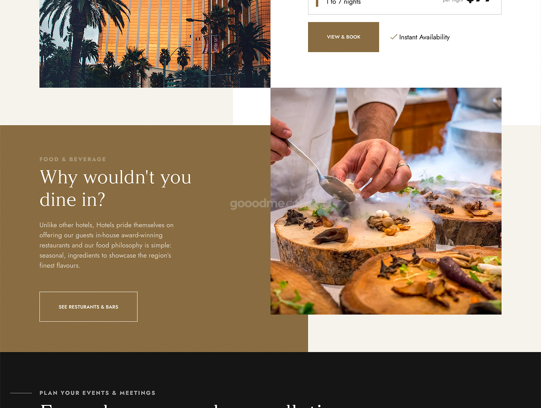 旅游度假企业品牌官方网站WordPress主题模版Quardo Deluxe Hotels WordPress Theme