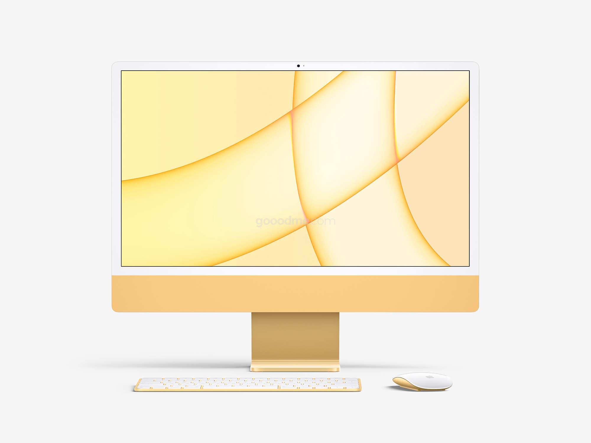 330 可商用mac电脑屏幕UI展示样机素材iMac 24-inch (2021) Mockup