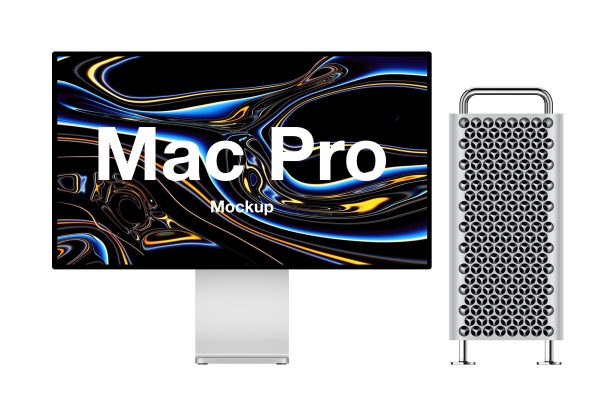 343 可商用mac电脑屏幕展示UI设计样机素材 Mac Pro Mockup