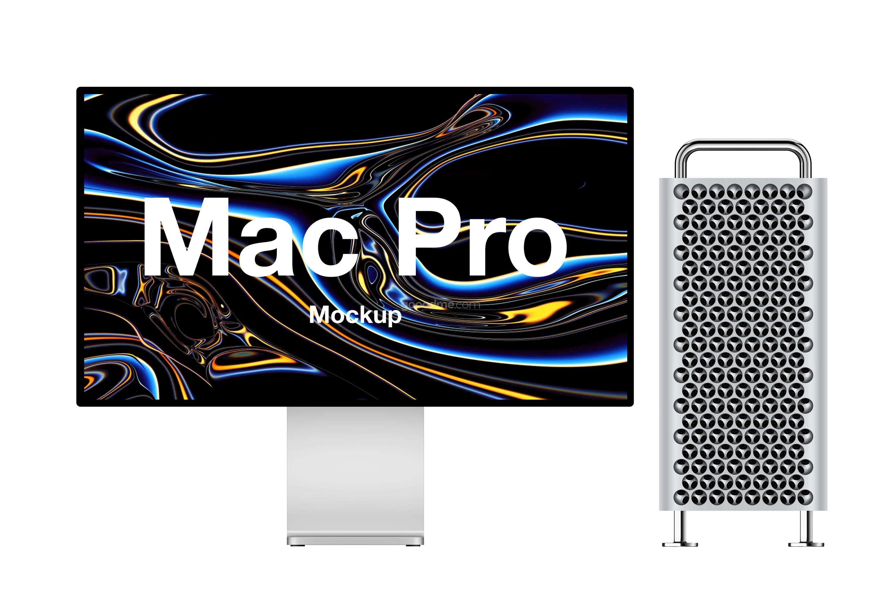 343 可商用mac电脑屏幕展示UI设计样机素材 Mac Pro Mockup