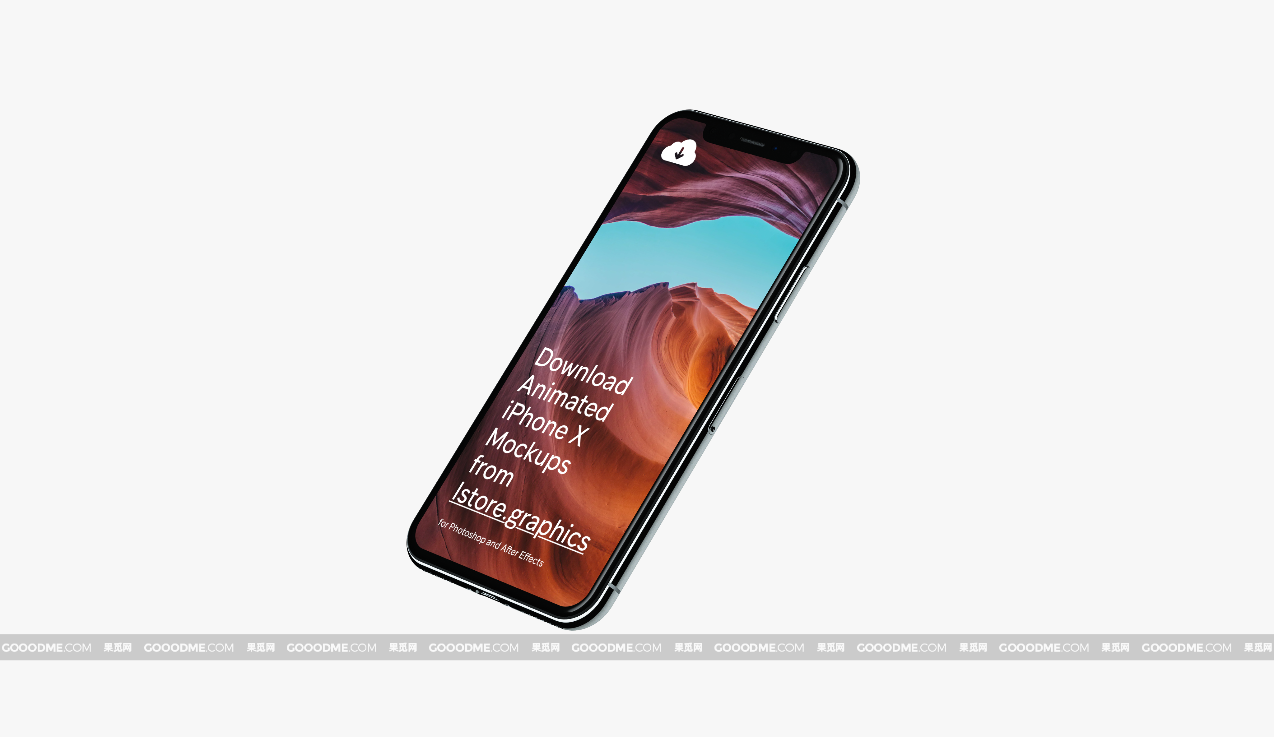 379 8款可商用iPhone X 手机屏幕展示UI设计样机 4k 分辨率iPhone X Mockups 4k Resolution