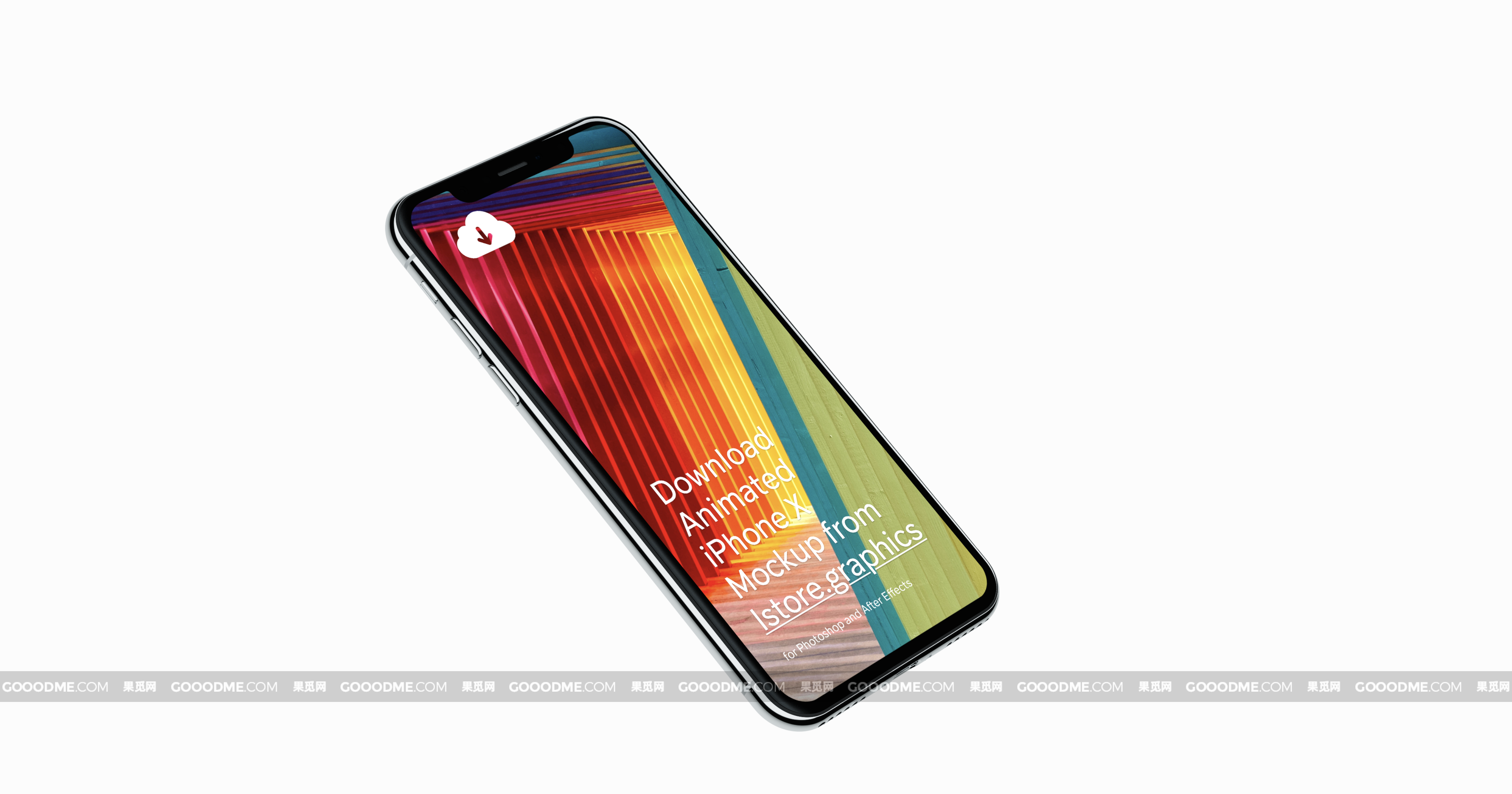 379 8款可商用iPhone X 手机屏幕展示UI设计样机 4k 分辨率iPhone X Mockups 4k Resolution