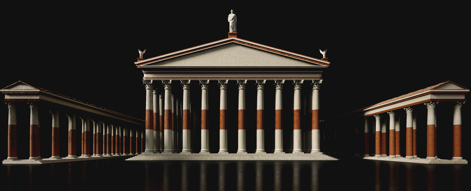 866 罗马帝国著名建筑3D模型Kitbash3D – Roman Empire