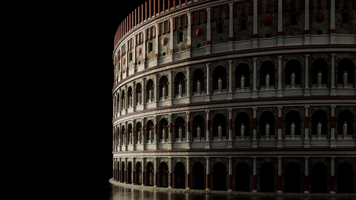 866 罗马帝国著名建筑3D模型Kitbash3D – Roman Empire