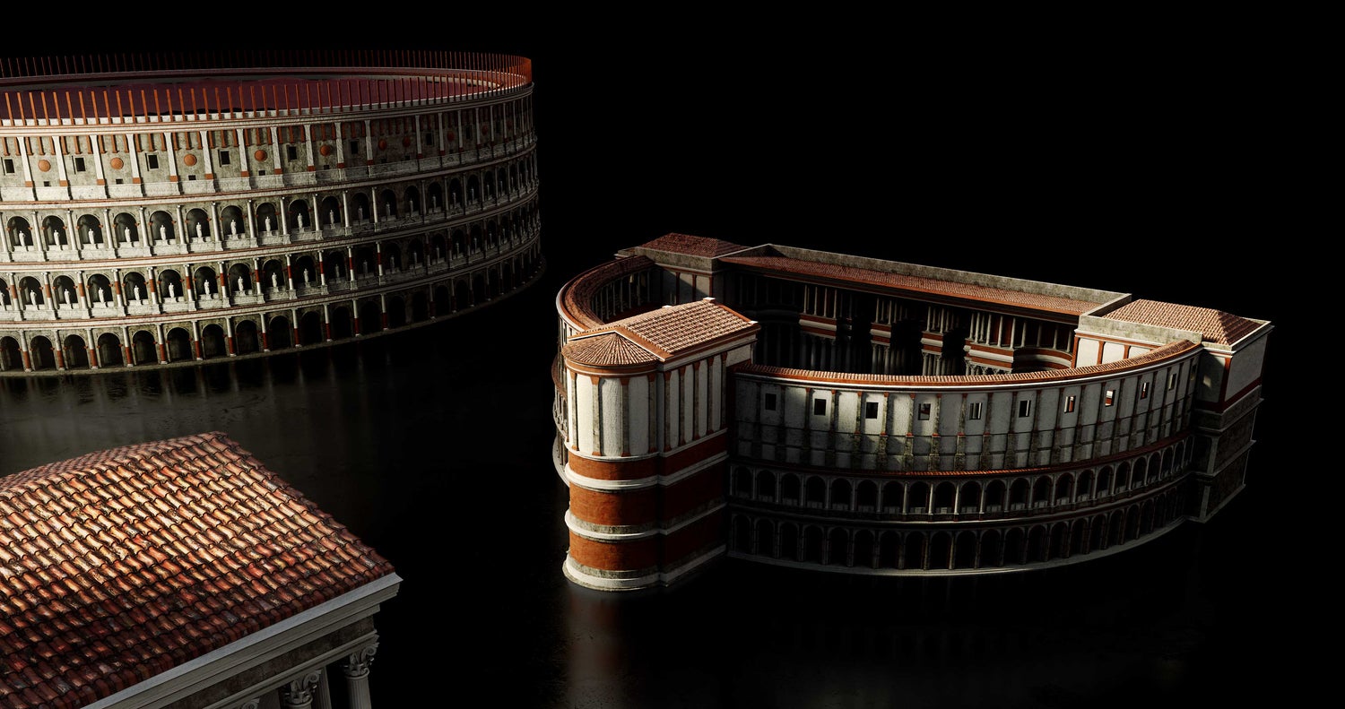 866 罗马帝国著名建筑3D模型Kitbash3D – Roman Empire