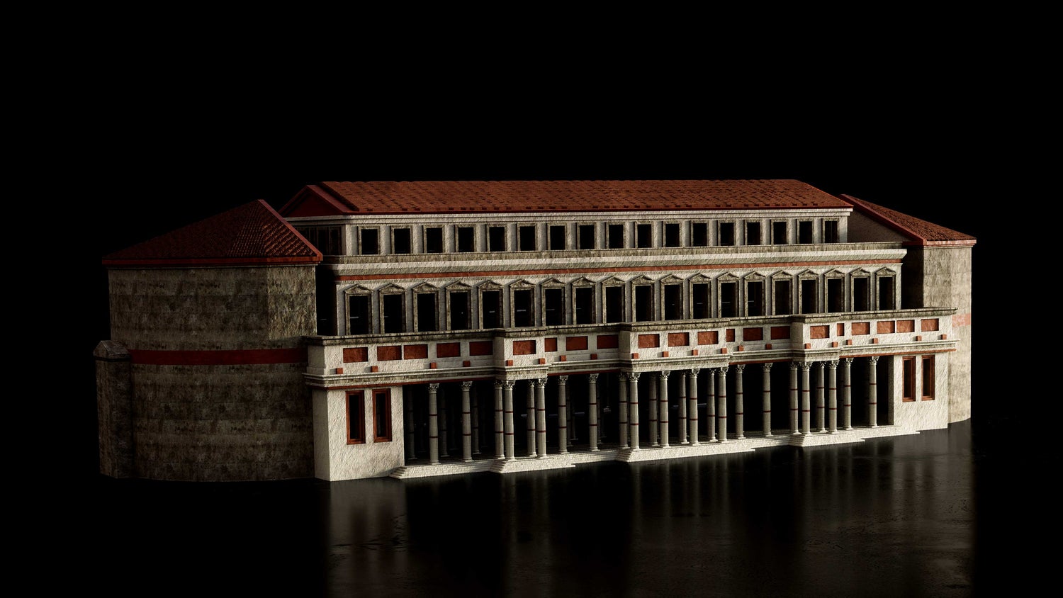 866 罗马帝国著名建筑3D模型Kitbash3D – Roman Empire