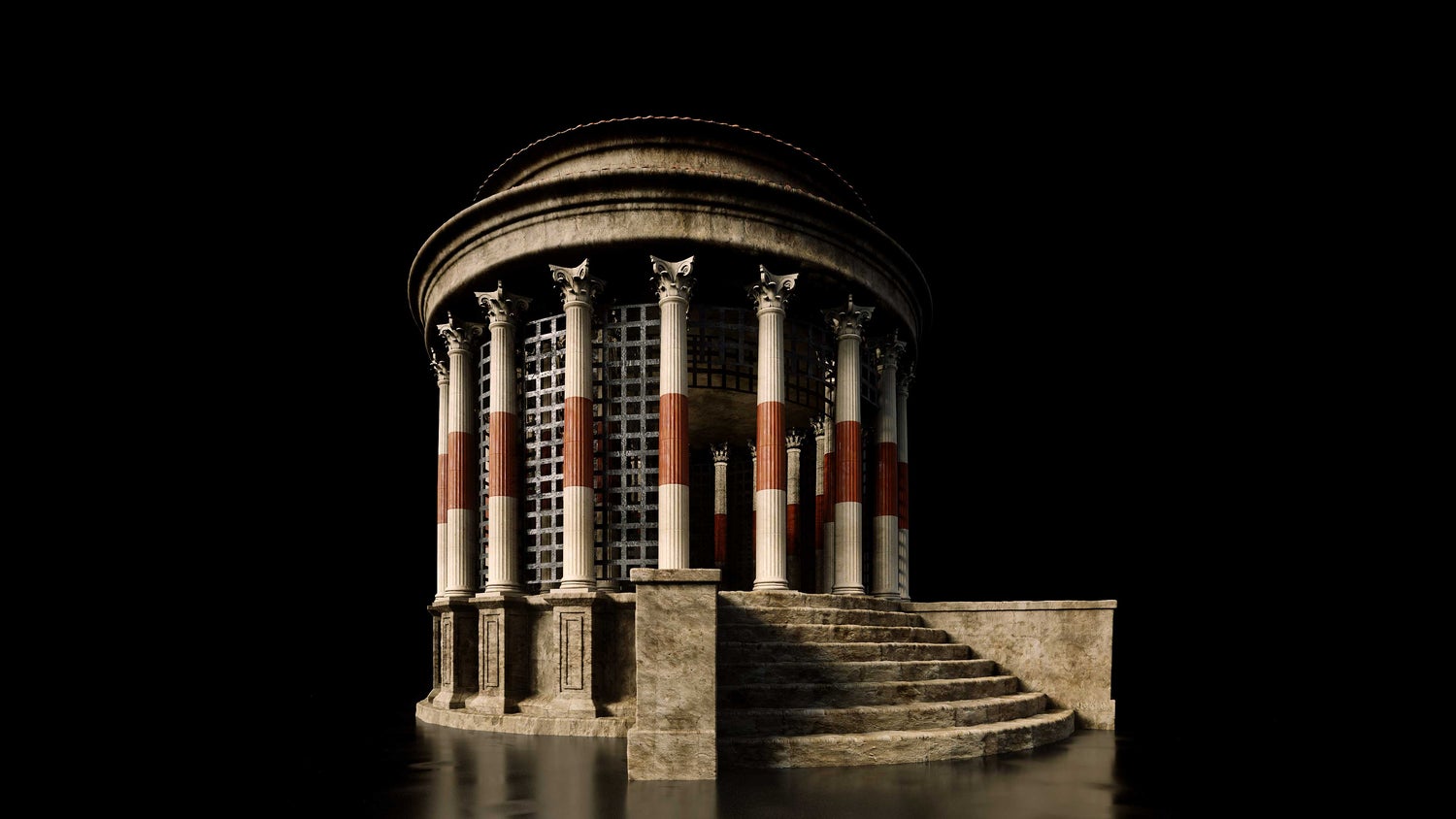 866 罗马帝国著名建筑3D模型Kitbash3D – Roman Empire