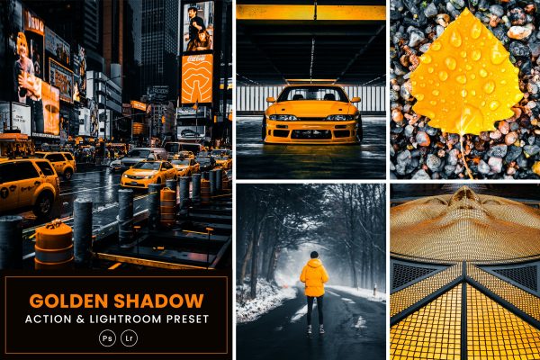 935 金色Lightrom 预设Golden Shadow Action & Lightrom Presets.zip