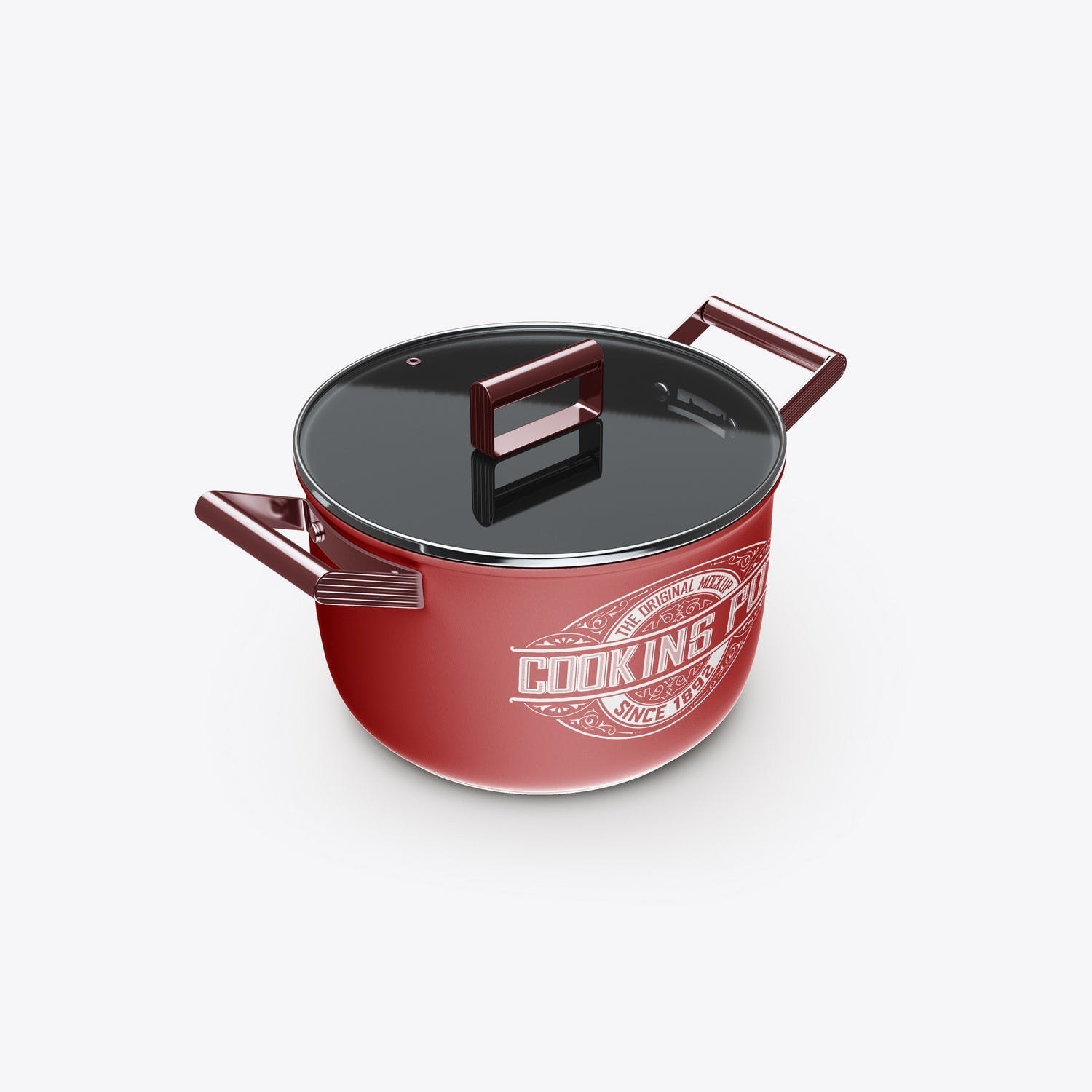 143 烹饪蒸锅产品设计样机 Cooking Pot Mockup