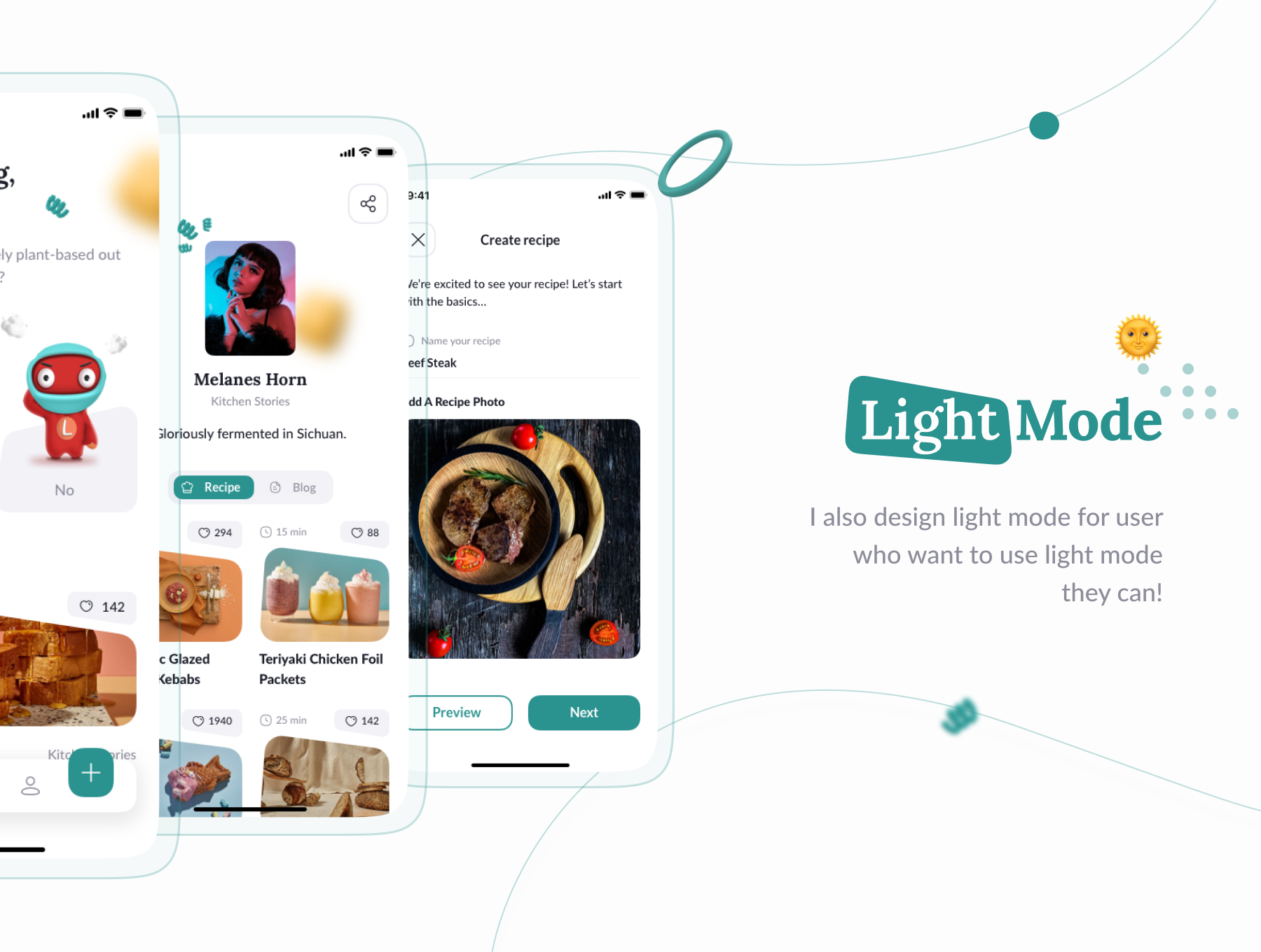 1169 美食食谱烹饪知识分享平台app界面ui设计sketch模板 Kifota – Recipes & Cooking UI Kit