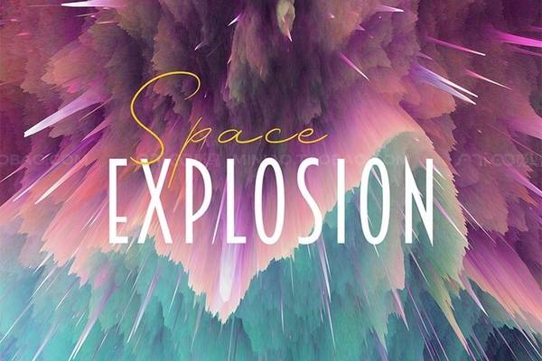 362 太空爆炸背景 Space Explosion Backgrounds