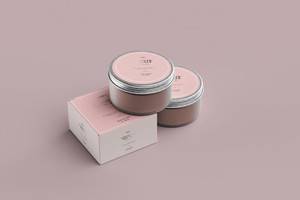 121 化妆产品盒子包装样机[PSD]cosmetic-jar-mockups_7216556