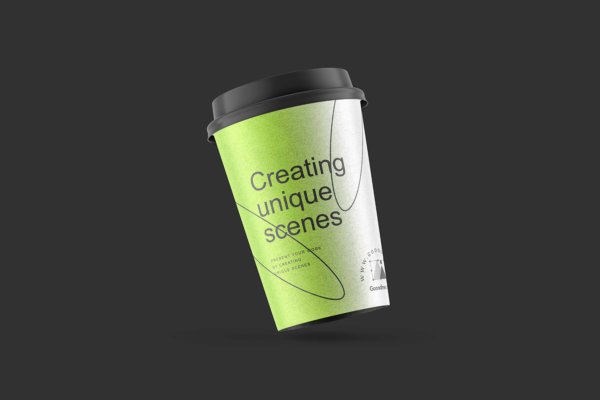 3131 3款一次性带盖咖啡纸杯水杯PSD样机 Paper Cup Mockups