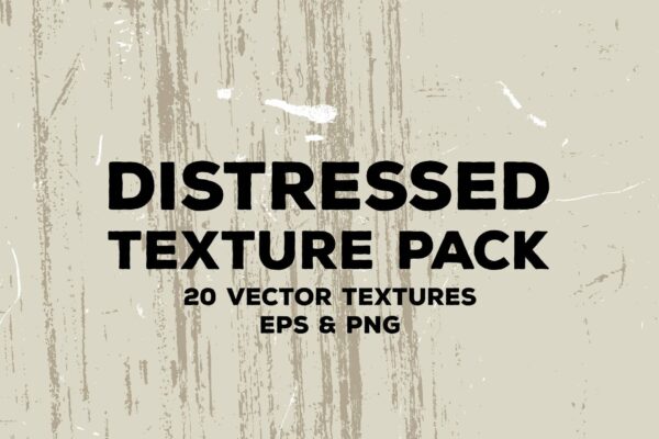 3146 20款粗糙做旧磨损划痕肌理纹理叠层素材 Distressed Vector Textures